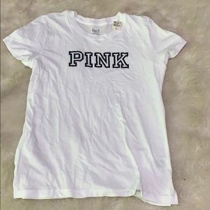 White t-shirt from Pink.